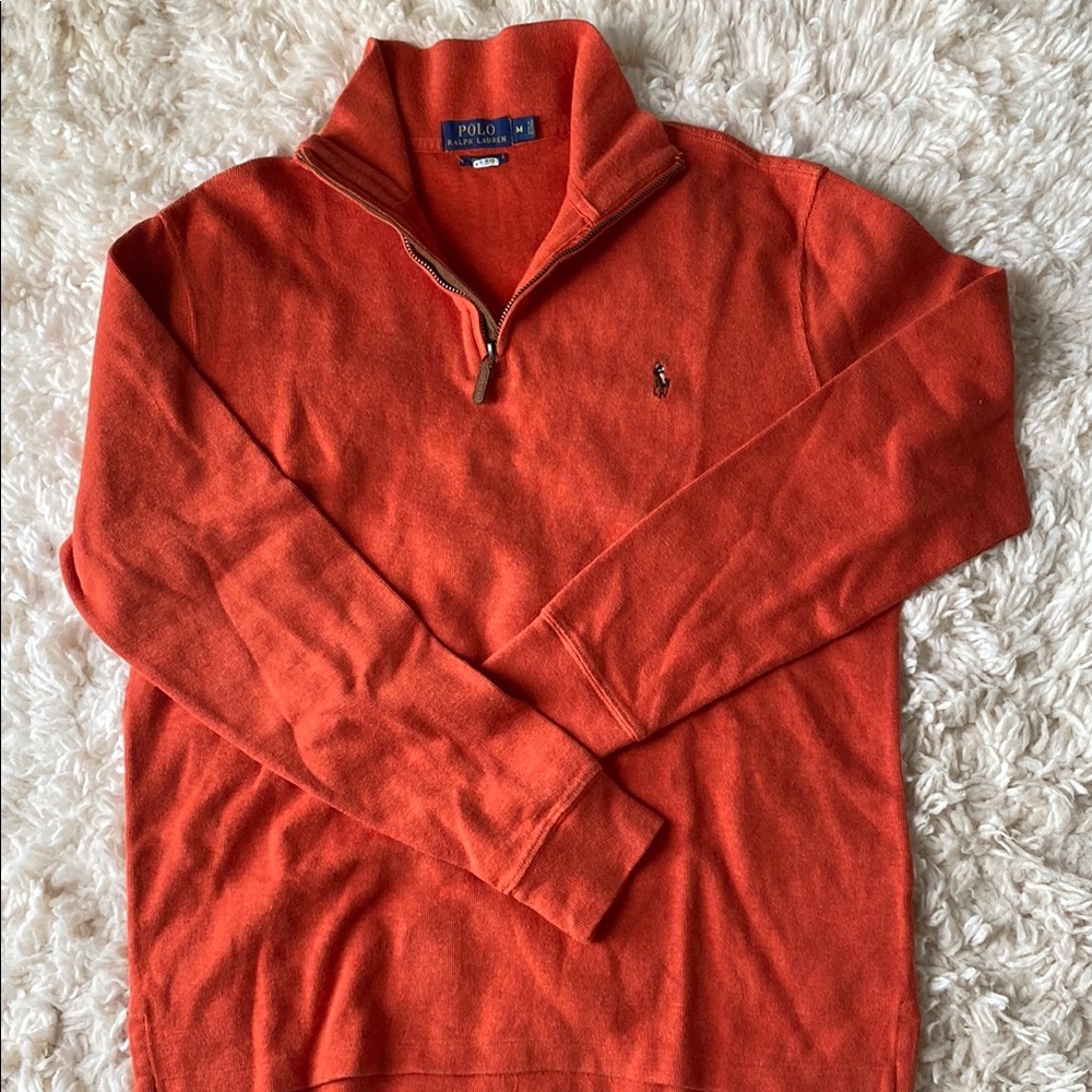 Polo by Ralph Lauren Men's Orange Sweater